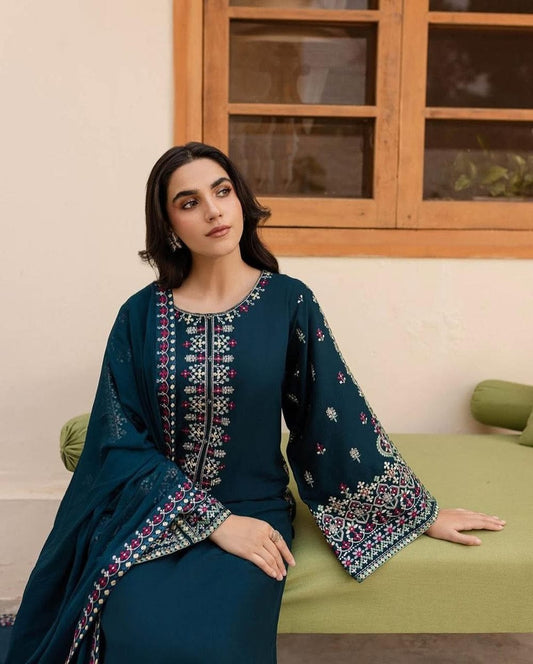 MASHAL EMBROIDERY 3PC
