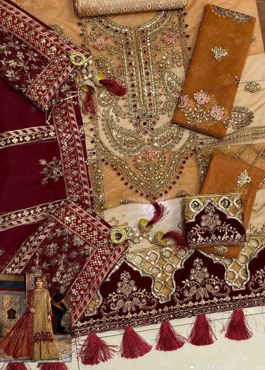 RUHZAAR Net Bridal Suit