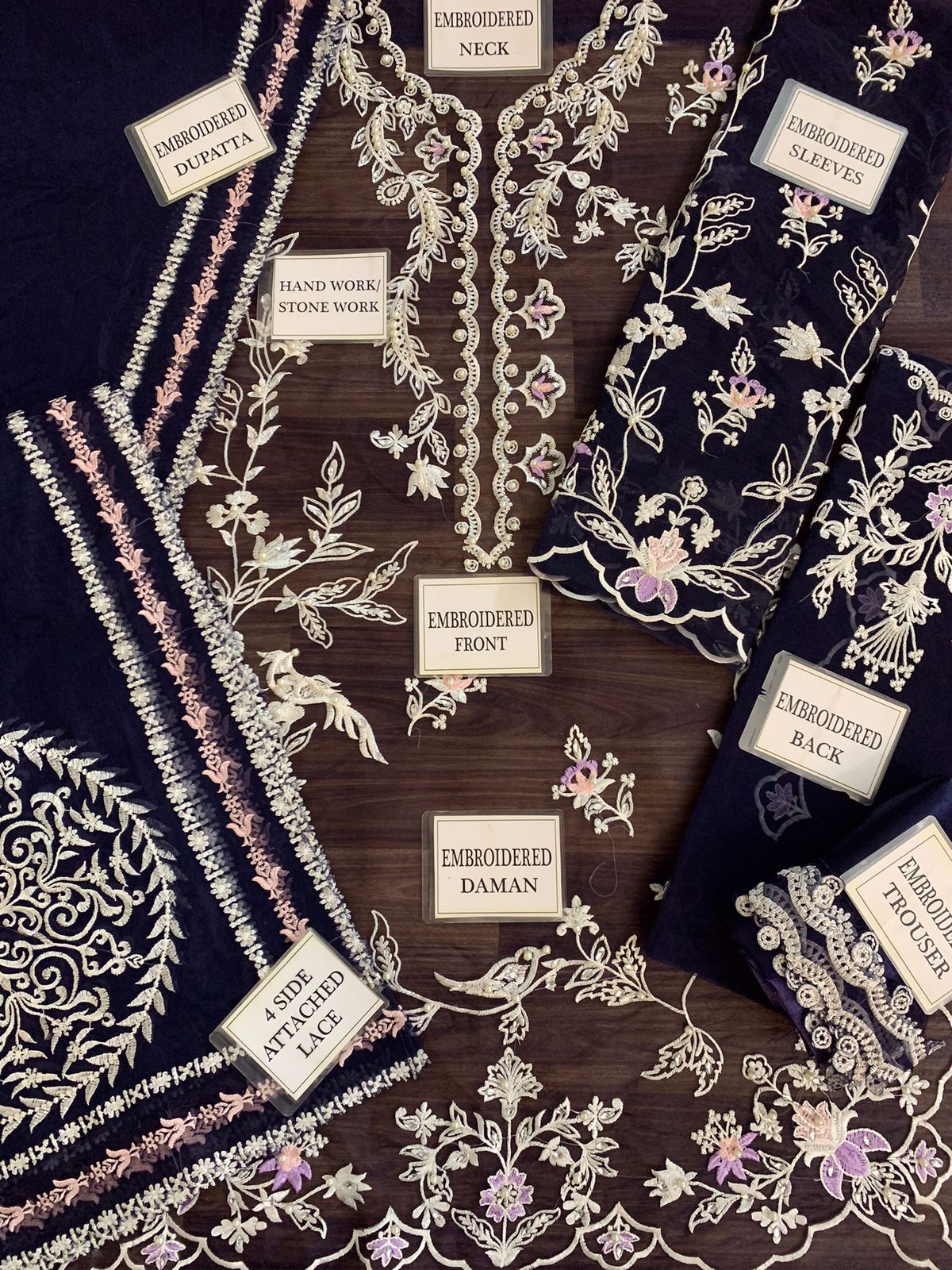 Zainab Fawad (Silma) Wz-321 Pure Organza Embroidered