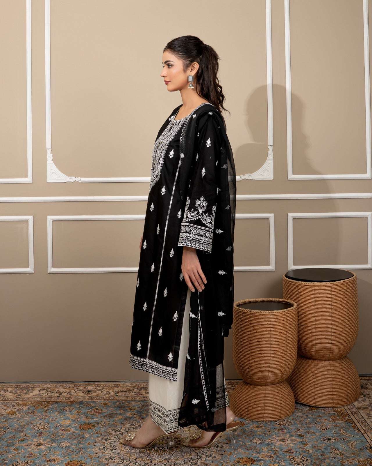 SHAHJAHAN EMBROIDERY 3PC