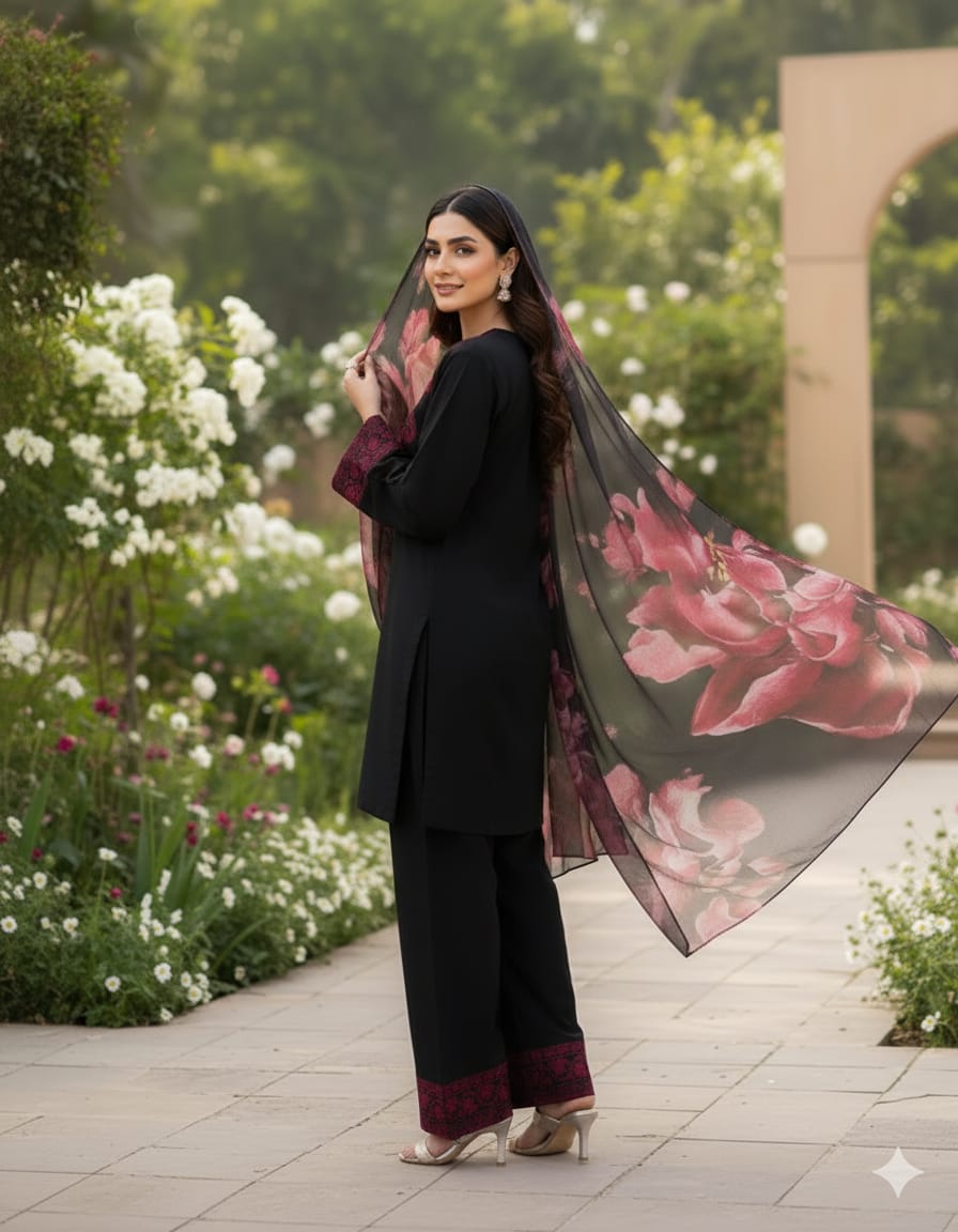 MAHI-NOOR EMBROIDERY &nbsp;3PC