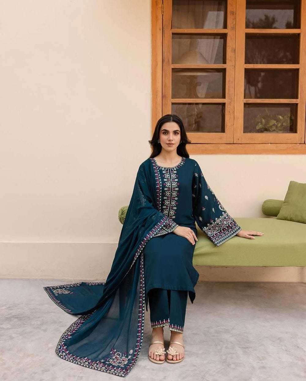 MASHAL EMBROIDERY 3PC