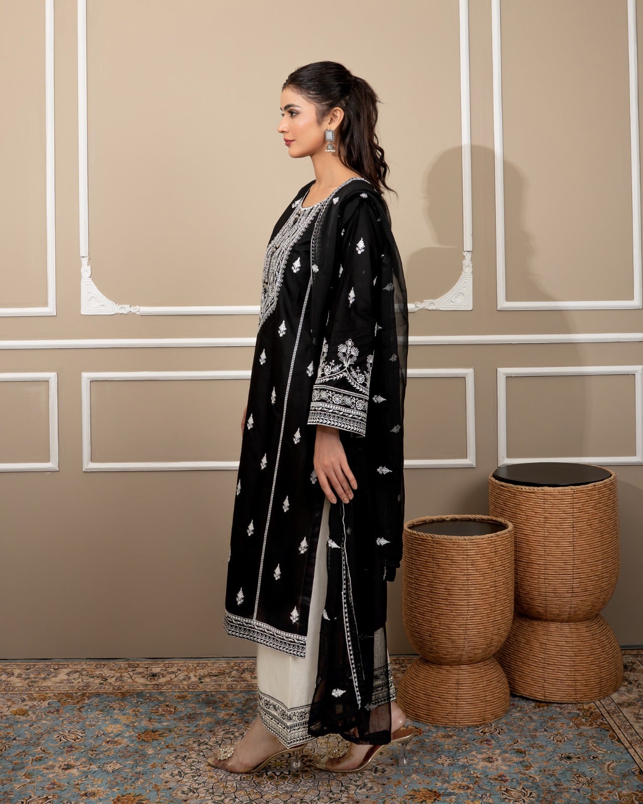 SHAHJAHAN EMBROIDERY 3PC