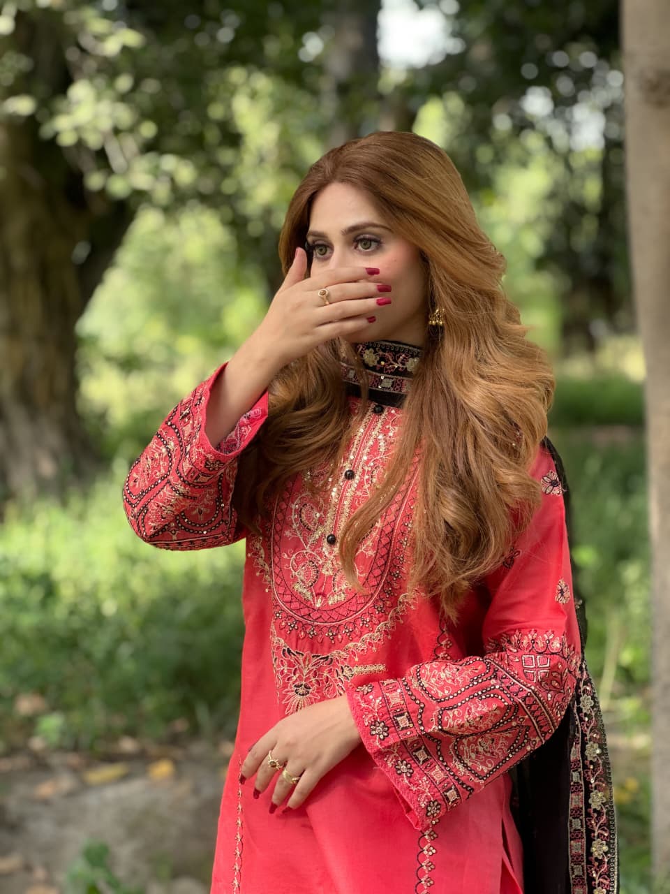 NOOR 3PC - EMBROIDERED DRESS