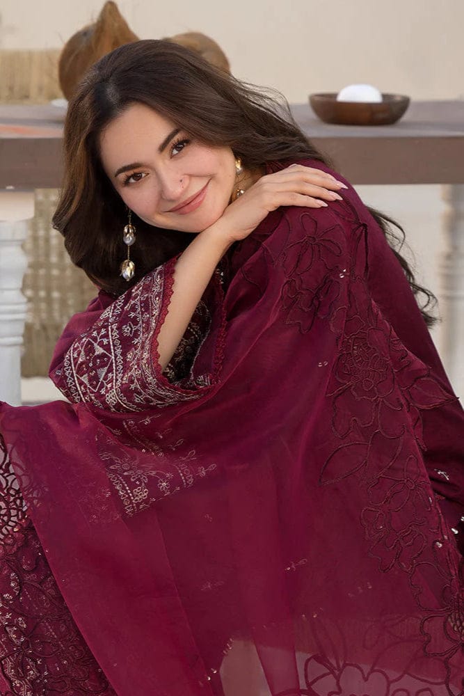 ZAREEN 3PC - EMBROIDERED DRESS