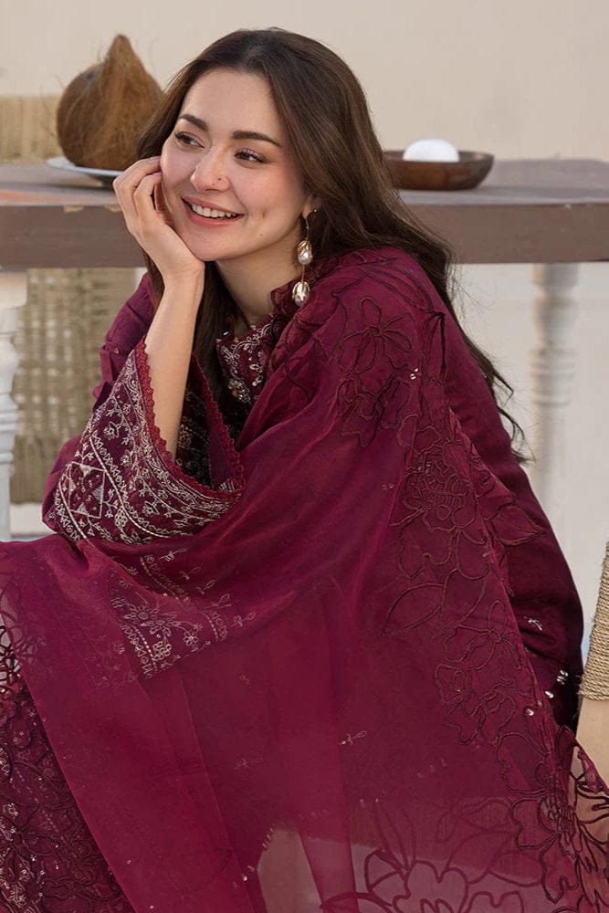 ZAREEN 3PC - EMBROIDERED DRESS