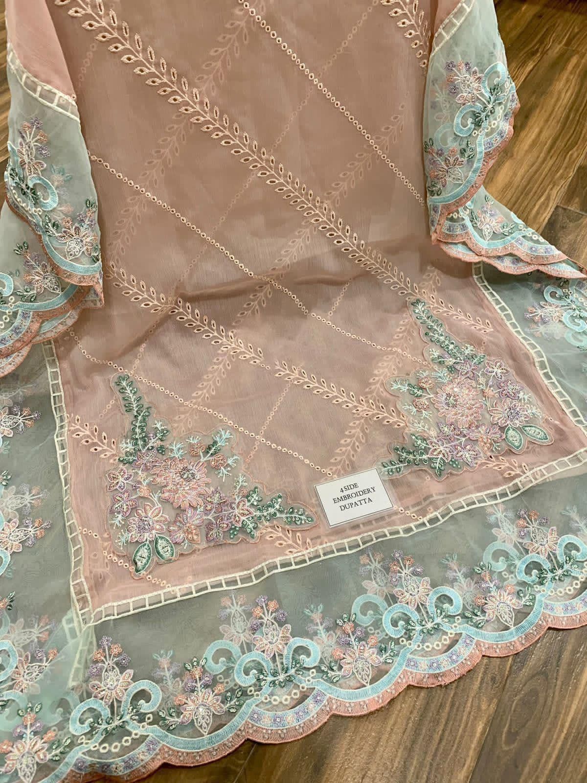 Pure Silk Chiffon by RUHZAAR - MPC-23-104 Mint Green - TC-576