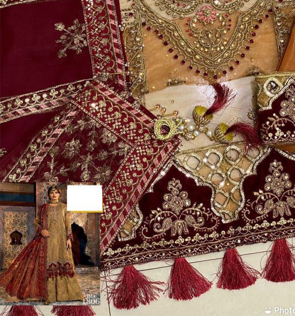 RUHZAAR Net Bridal Suit