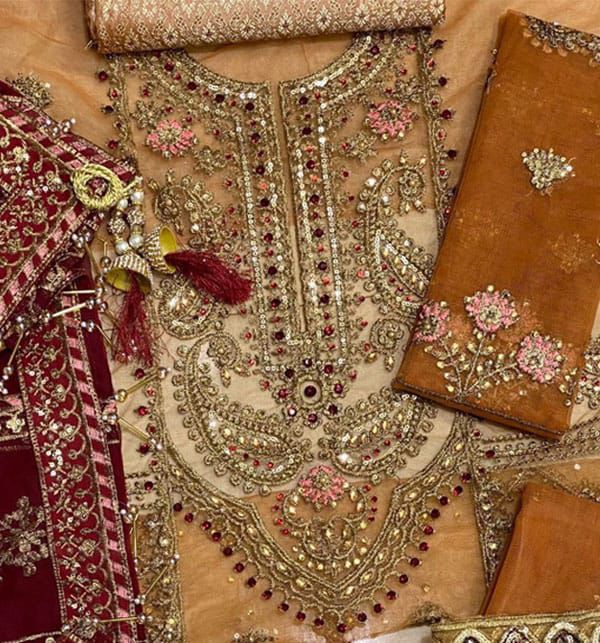 RUHZAAR Net Bridal Suit